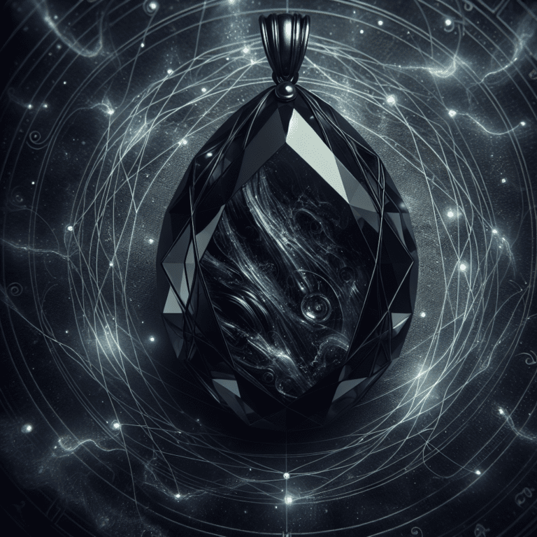 Ontdek de mystieke krachten van de Zwarte Obsidiaan Hanger