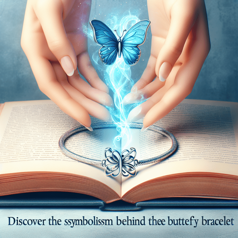 Ontdek de symboliek van de Blauwe Vlinder Armband