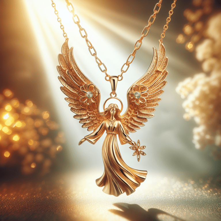 Laat je beschermengel los met een prachtige gouden Beschermengelketting