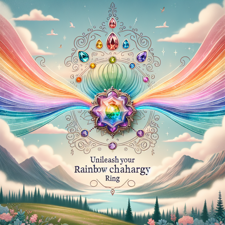Laat je innerlijke energie los met de prachtige Regenboog Chakra Ring
