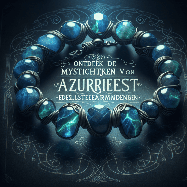 Ontdek de mystieke krachten van Azuriet-edelsteenarmbanden