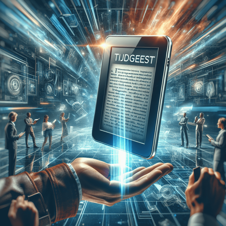 Ontdek de Next Generation E-reading met ‘Tijdgeest’