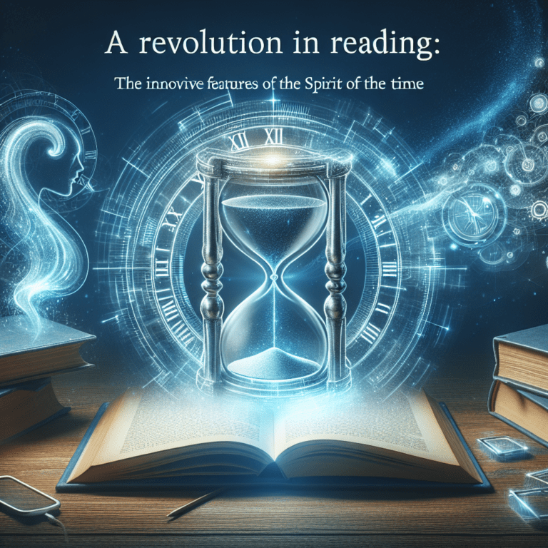 Een revolutie in het lezen: de innovatieve kenmerken van het e-boek ‘Tijdgeest’