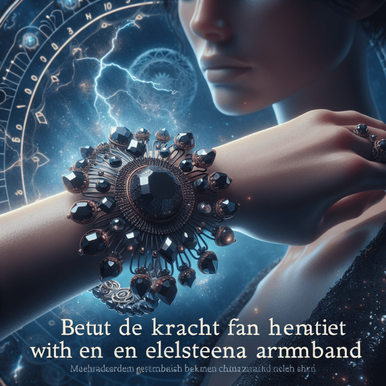 Benut de kracht van hematiet met een Edelsteenarmband