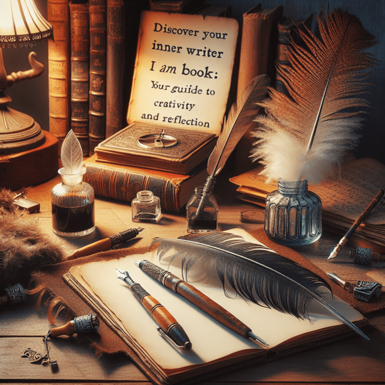 Ontdek je innerlijke schrijver met I Am Boek: jouw gids voor creativiteit en reflectie