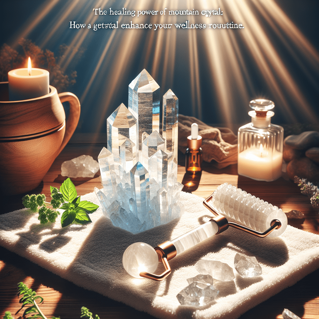 Edelsteen Massage roller Bergkristal