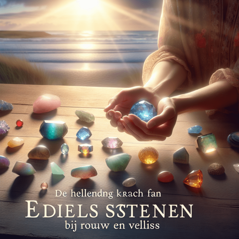 Rouw en verlies edelsteen setje