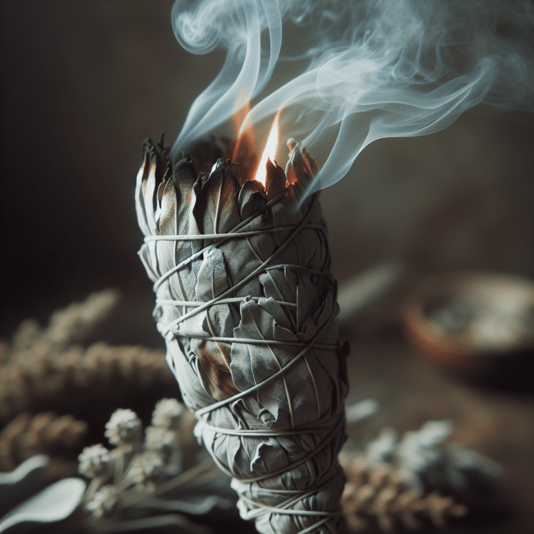 Witte Salie smudge fakkel