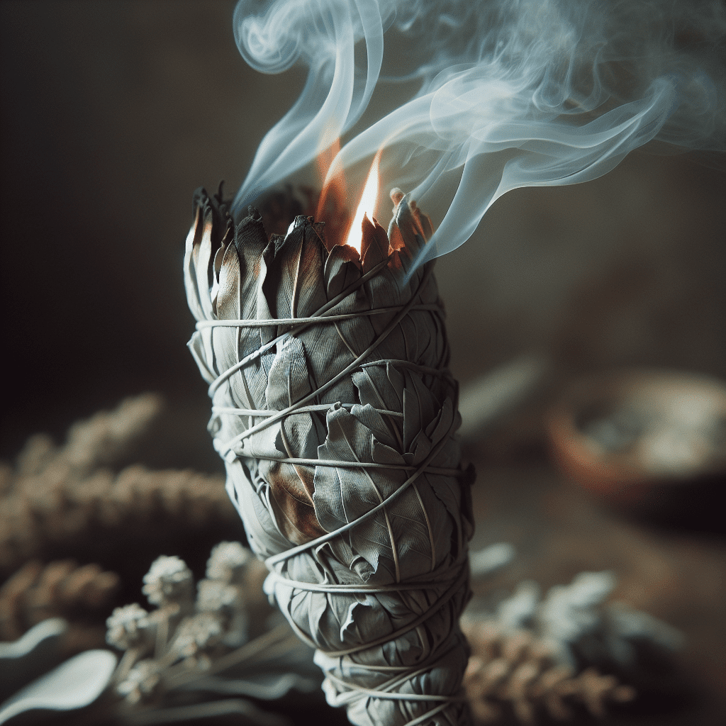 Witte Salie smudge fakkel