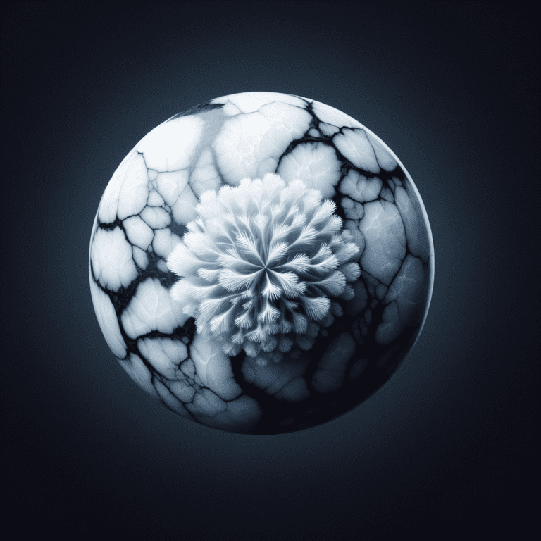 Howliet Pendel en Edelsteen