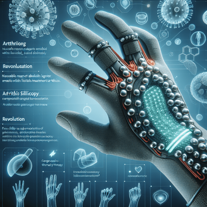 Siliconen Magnetische Anti Artritis Compressie Therapie Handschoen