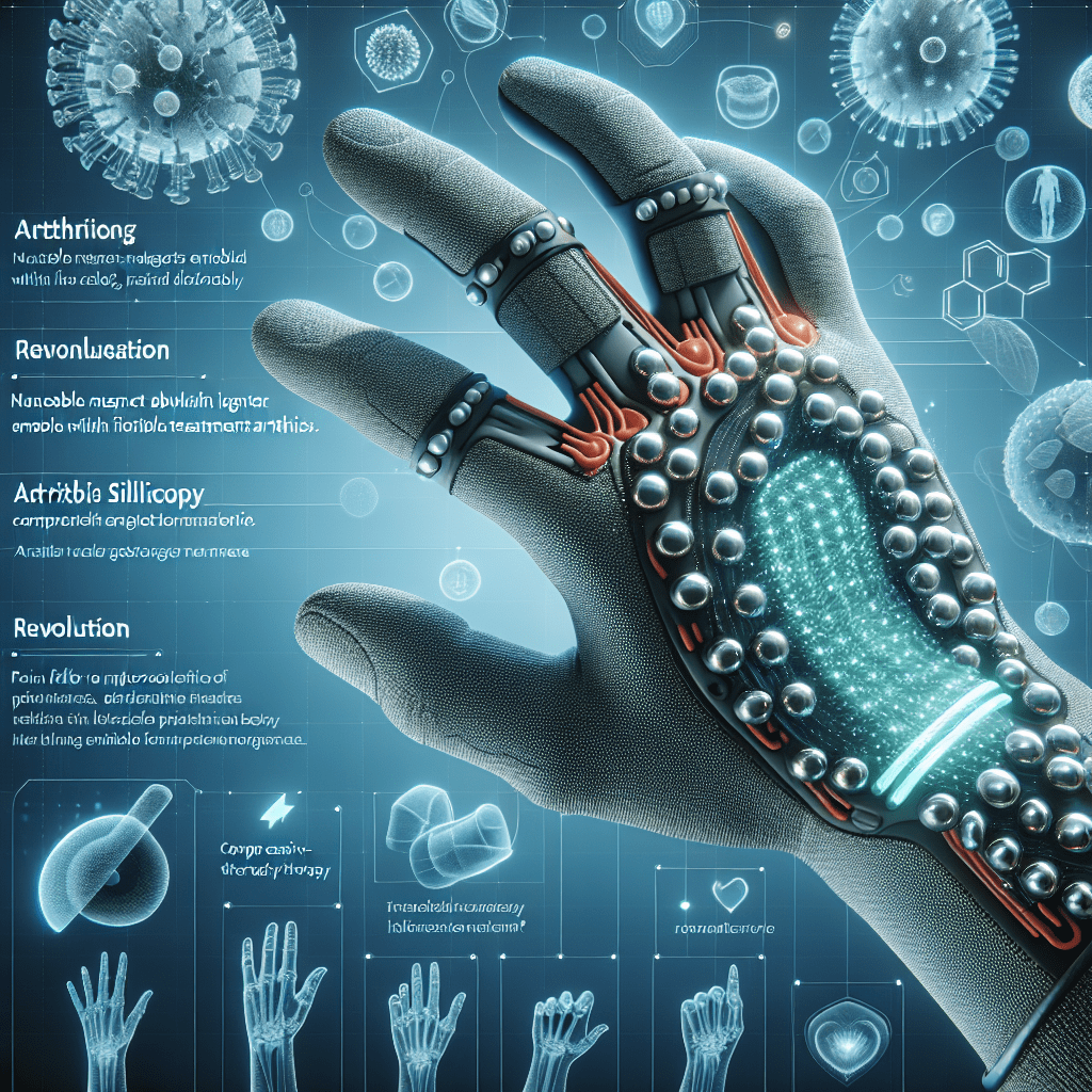 Siliconen Magnetische Anti Artritis Compressie Therapie Handschoen