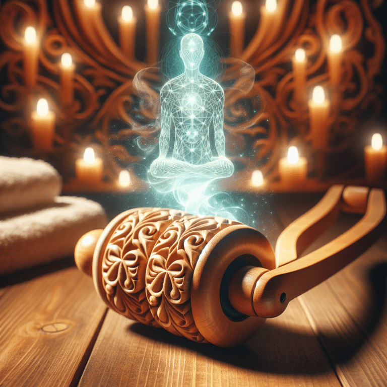 Houten voetmassage roller