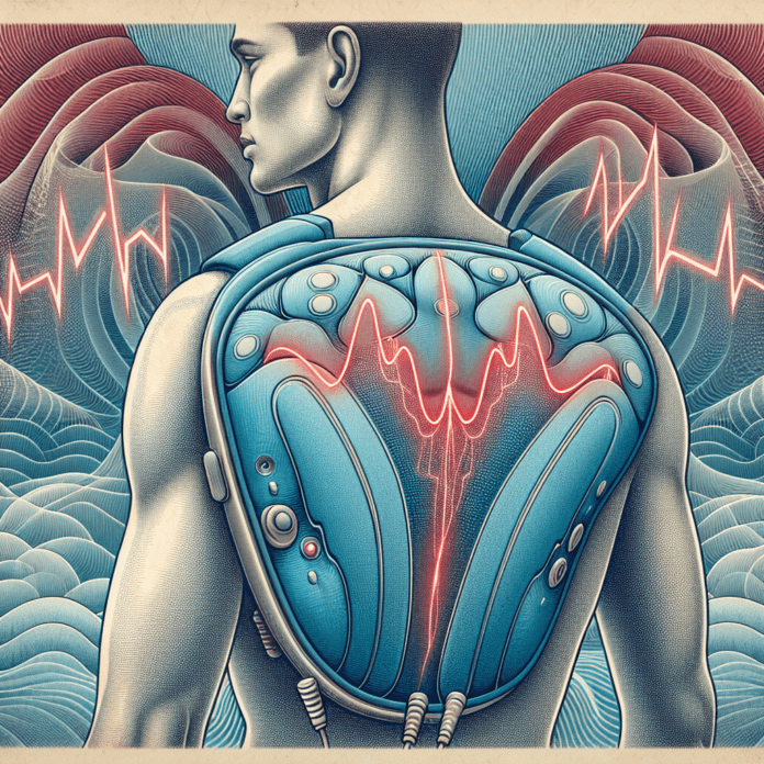 Ems massage pad voor pijnverlichting