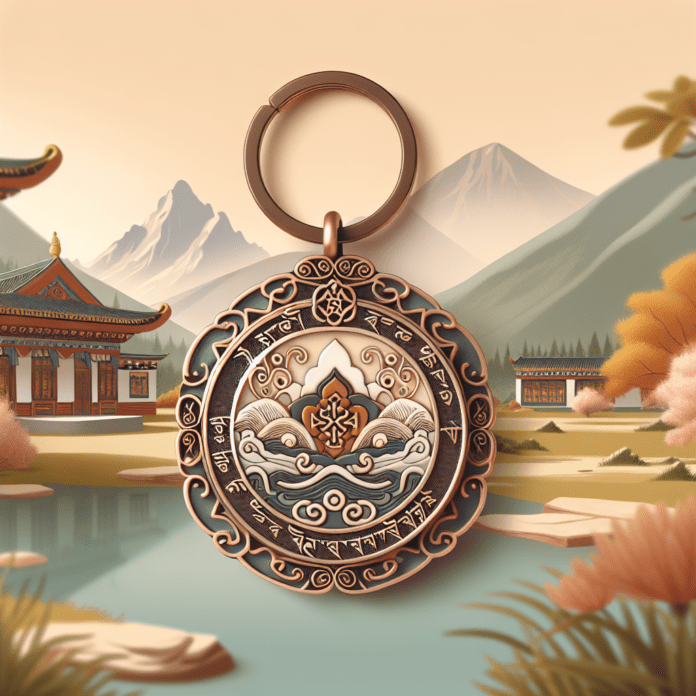 Geluks Koepelhanger met Tibetaanse mantra