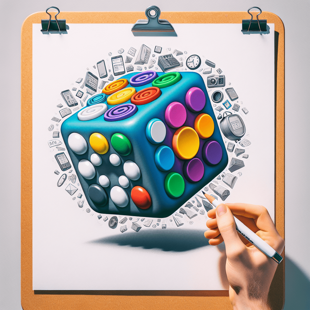 Friemelkubus (anti-stress)