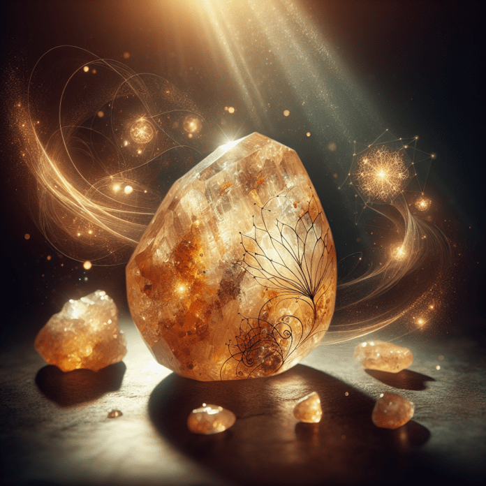 Limonietkwarts (golden healer) handsteen