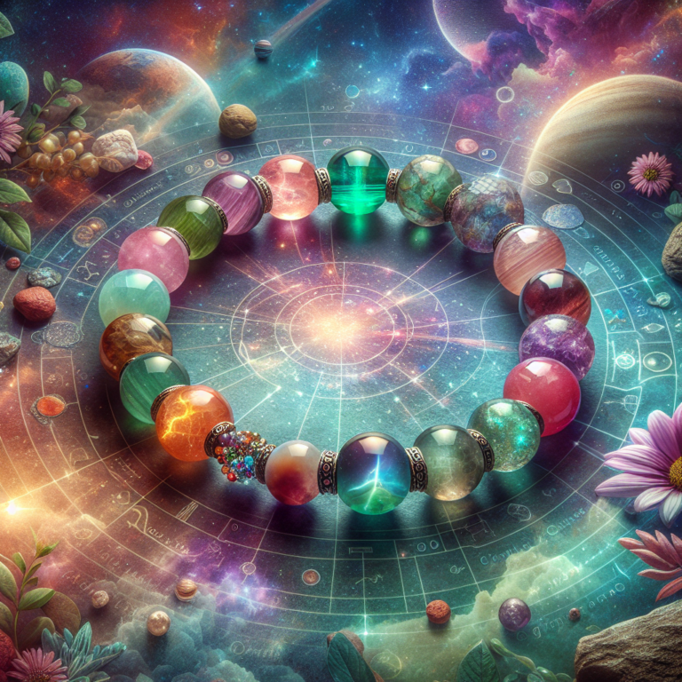 Zonnestelsel Edelsteen Armband