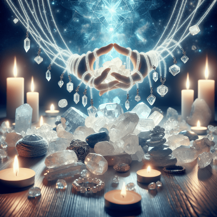 Bergkristal multi-armband