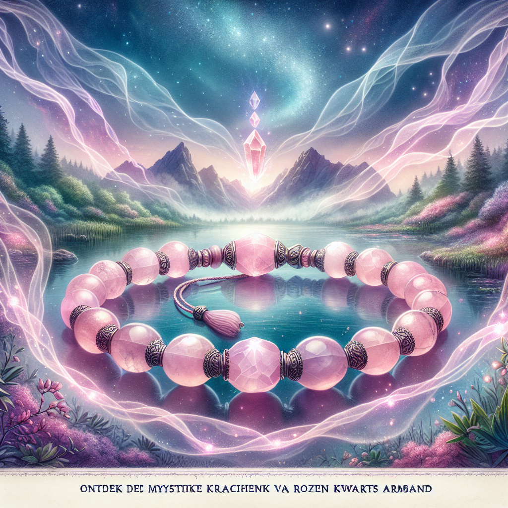 Rozenkwarts armband