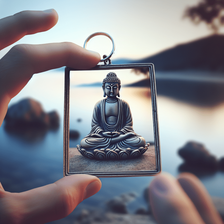 Meditatie Boeddha Sleutelhanger