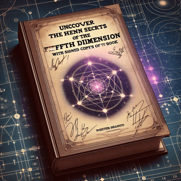 Ontdek de verborgen geheimen van De Vijfde Dimensie met gesigneerde exemplaren van het boek