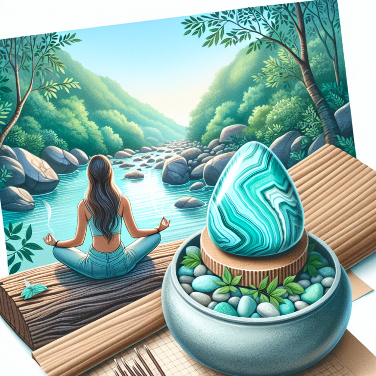 Verbeter uw meditatieoefening met de Amazoniet natuurstenen wierookhouder