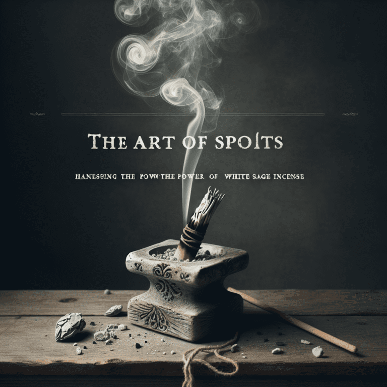 De kunst van het vlekken: de kracht van witte salie-wierook benutten