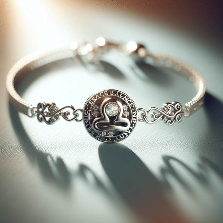 Omarm balans en harmonie met de armband met sterrenbeeld – Weegschaal