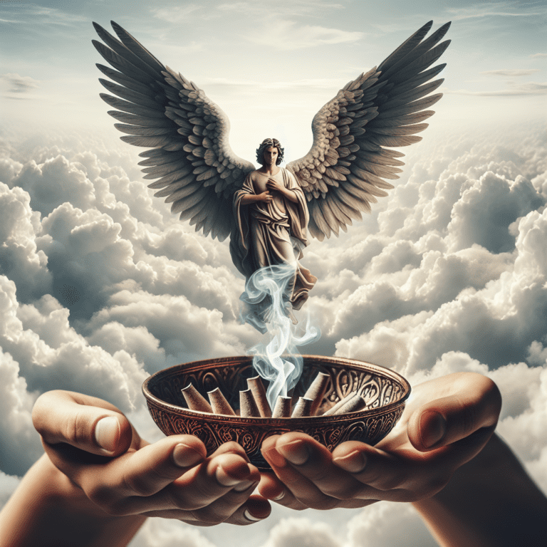 Omarm goddelijke bescherming met aartsengel Michaël wierookkegels