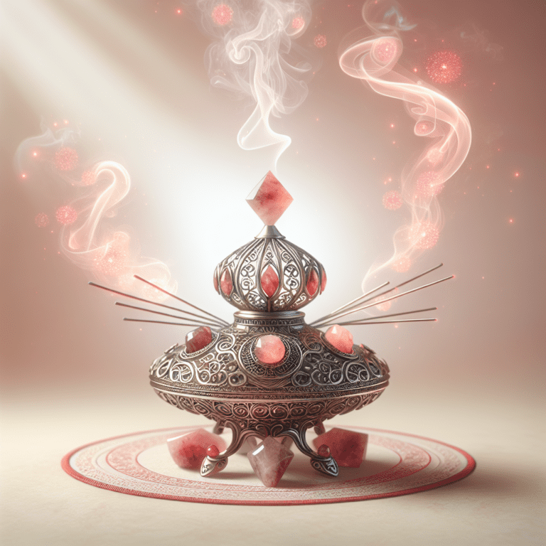 Ervaar de genezende krachten van de Rhodoniet wierookbrander