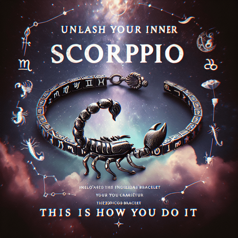 Laat je innerlijke Schorpioen los met een Sterrenbeeld-armband – zo doe je dat