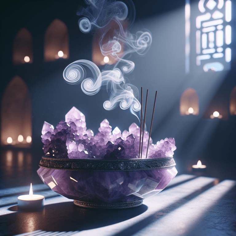 Creëer een serene sfeer met een Amethist wierookbrander