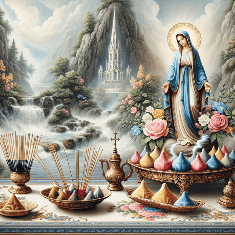 Verbeter uw devotionele praktijk met Wierook-kegels, geïnspireerd door Onze Lieve Vrouw van Lourdes