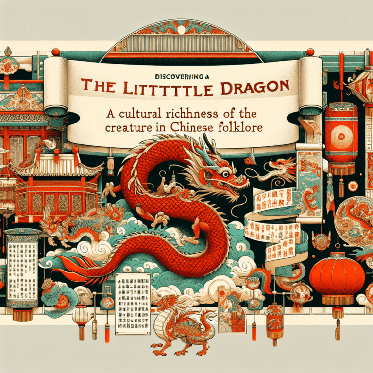 Het ontdekken van de culturele rijkdom van Kleine Draak: een mythisch wezen in de Chinese folklore