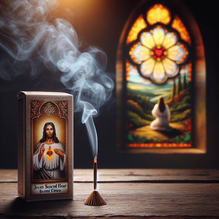 Introductie van het aroma van toewijding – Jezus Heilig Hart wierookkegels en de spirituele ervaring van religieuze wierook