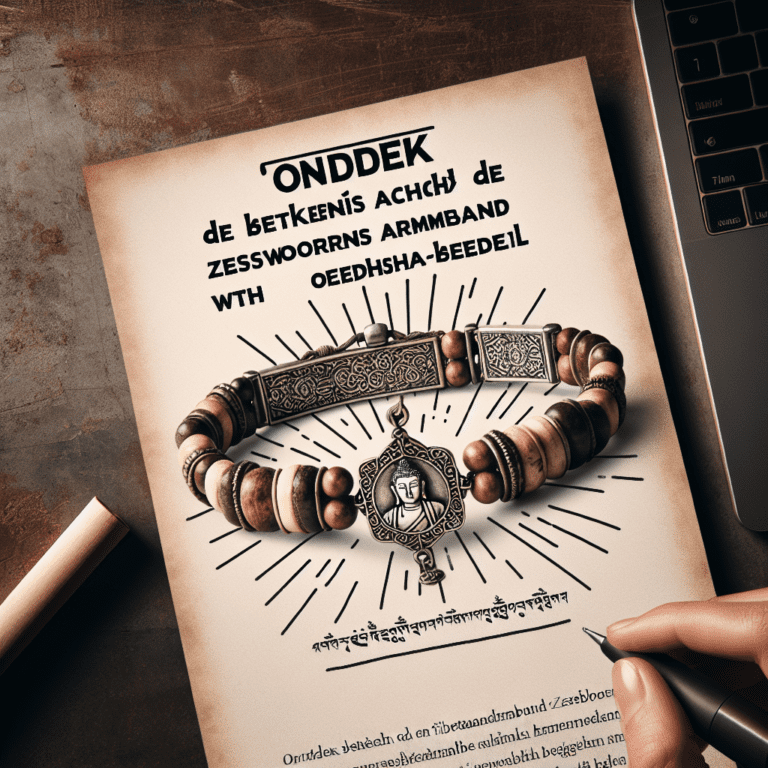Ontdek de betekenis achter de Tibetaanse zeswoordenarmband met Boeddha-bedel