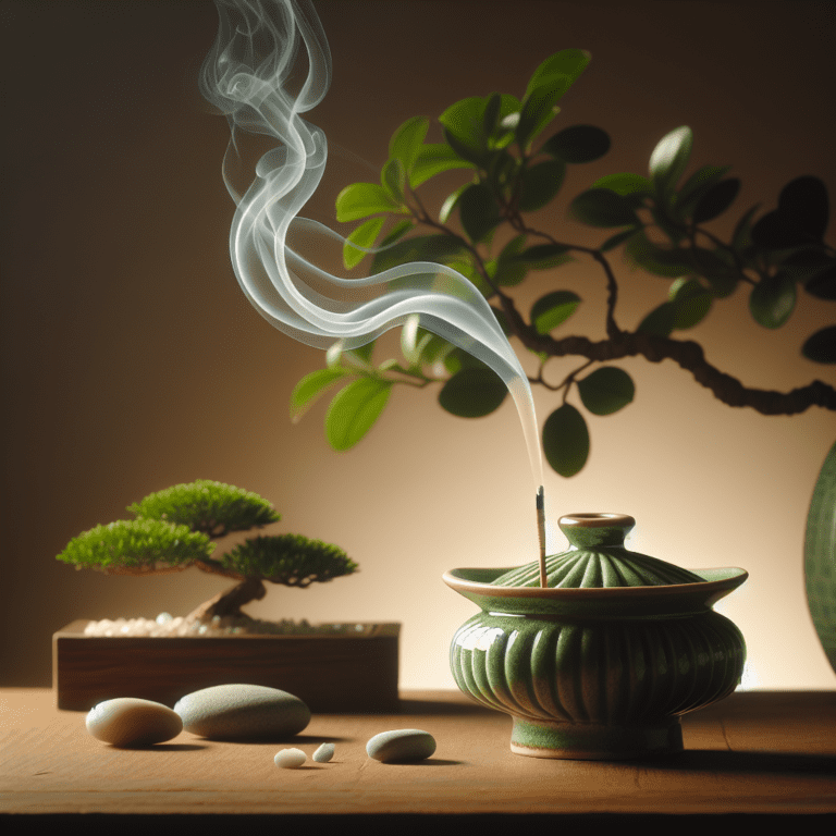 Kom tot rust en ontspan met de groene keramische wierookbrander