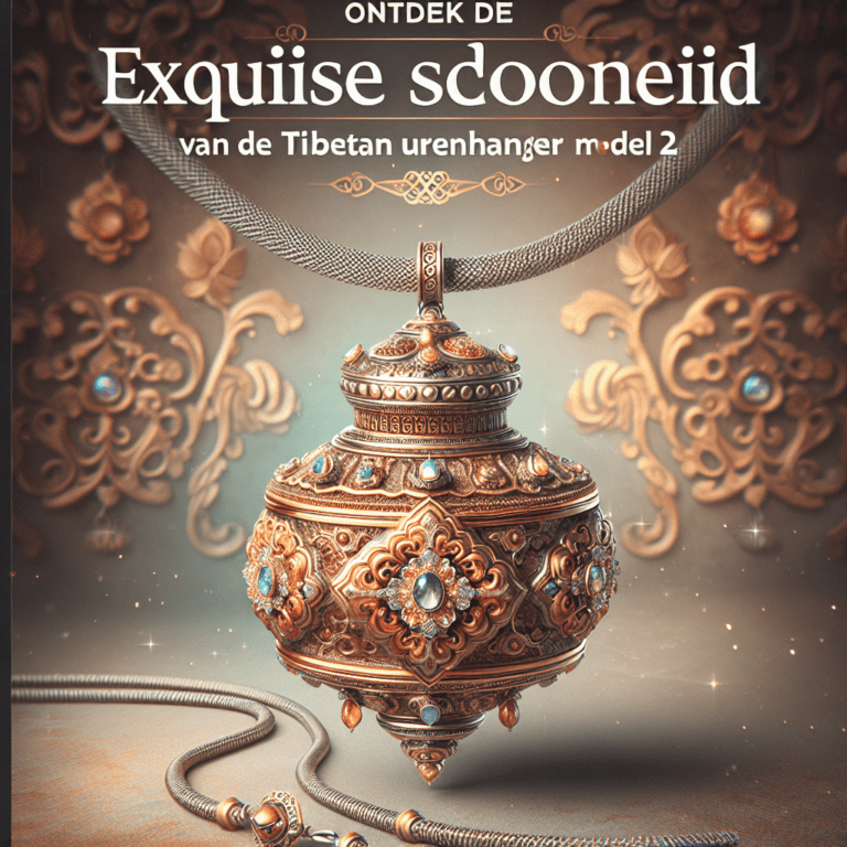 Ontdek de exquise schoonheid van de Tibetaanse Urnenhanger Model 2