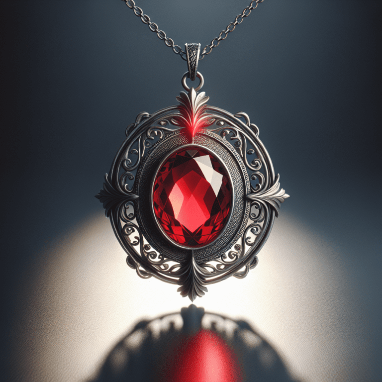 Ontdek de betekenis achter het rode kristal in de Hanger Met Rood-collectie