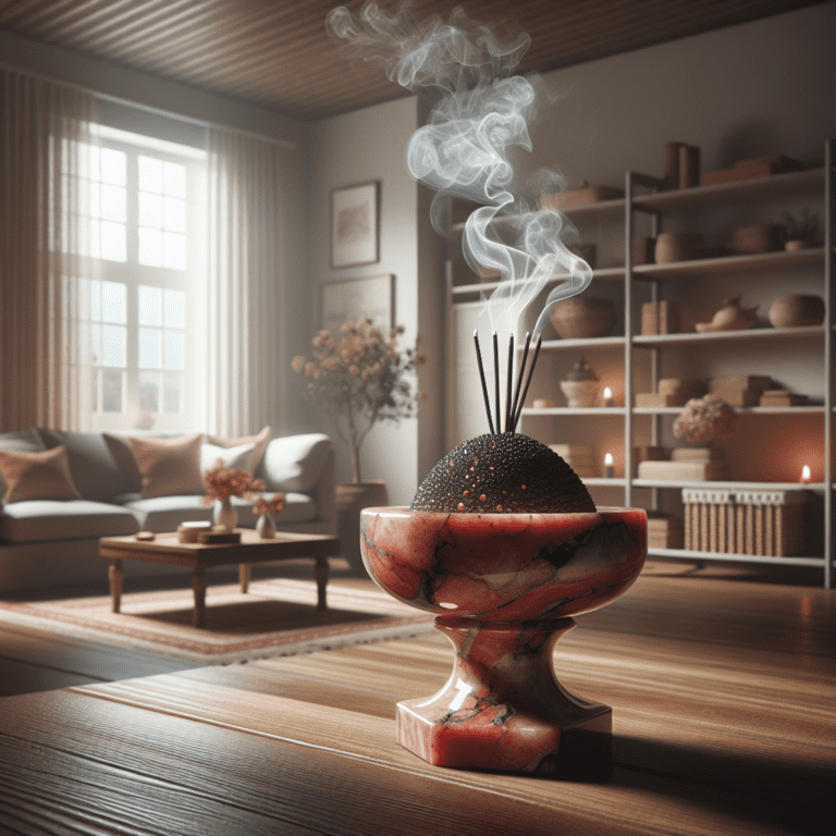 Breng balans en harmonie in uw huis met de Rhodoniet wierookbrander