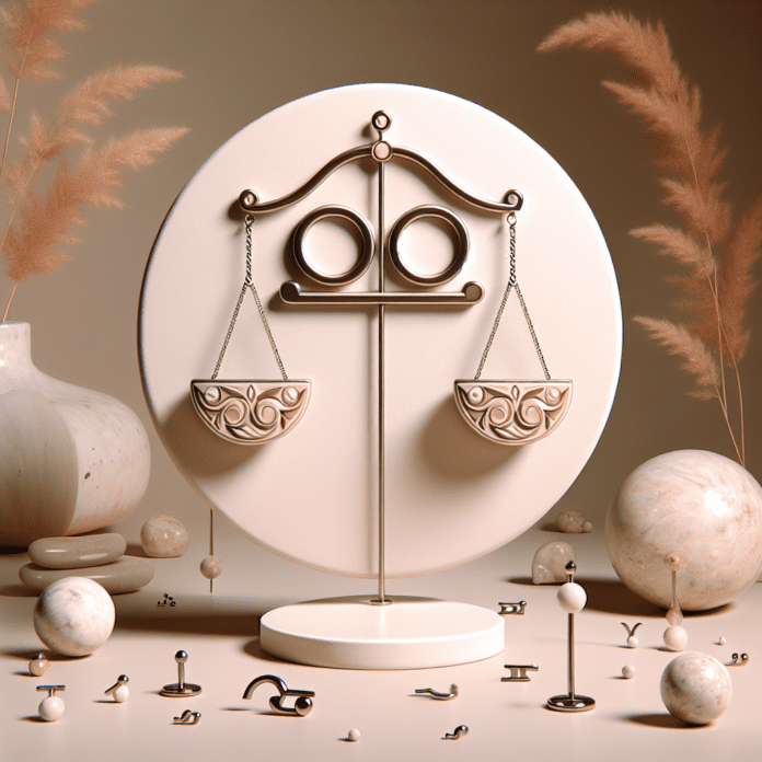 Sterrenbeeld Oorpiercing/Helix – weegschaal