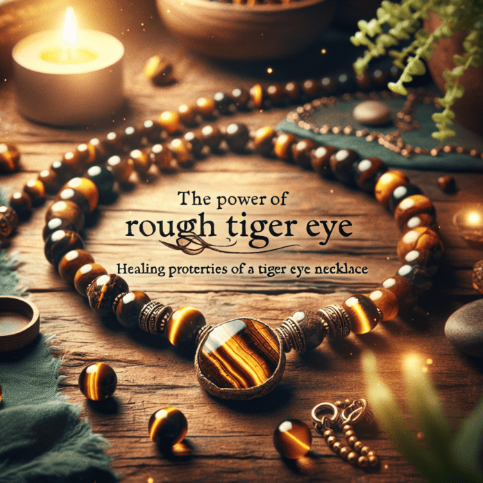 Ruwe Tijgeroog ketting