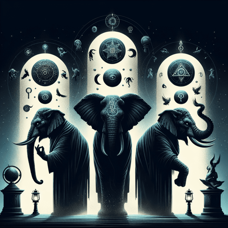 Horen zien zwijgen olifanten