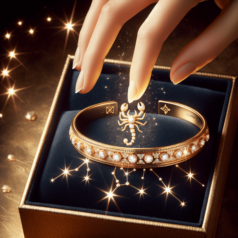 Sterrenbeeld armband goud – Schorpioen