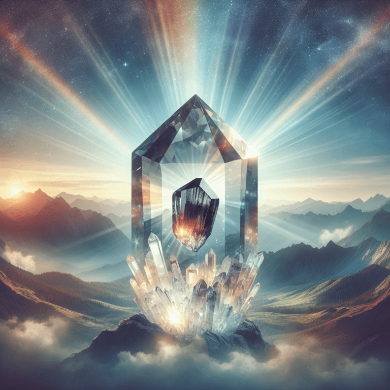 bergkristal Toermalijn.