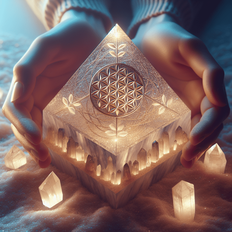 Orgoniet Piramide Seleniet Bloem des Levens