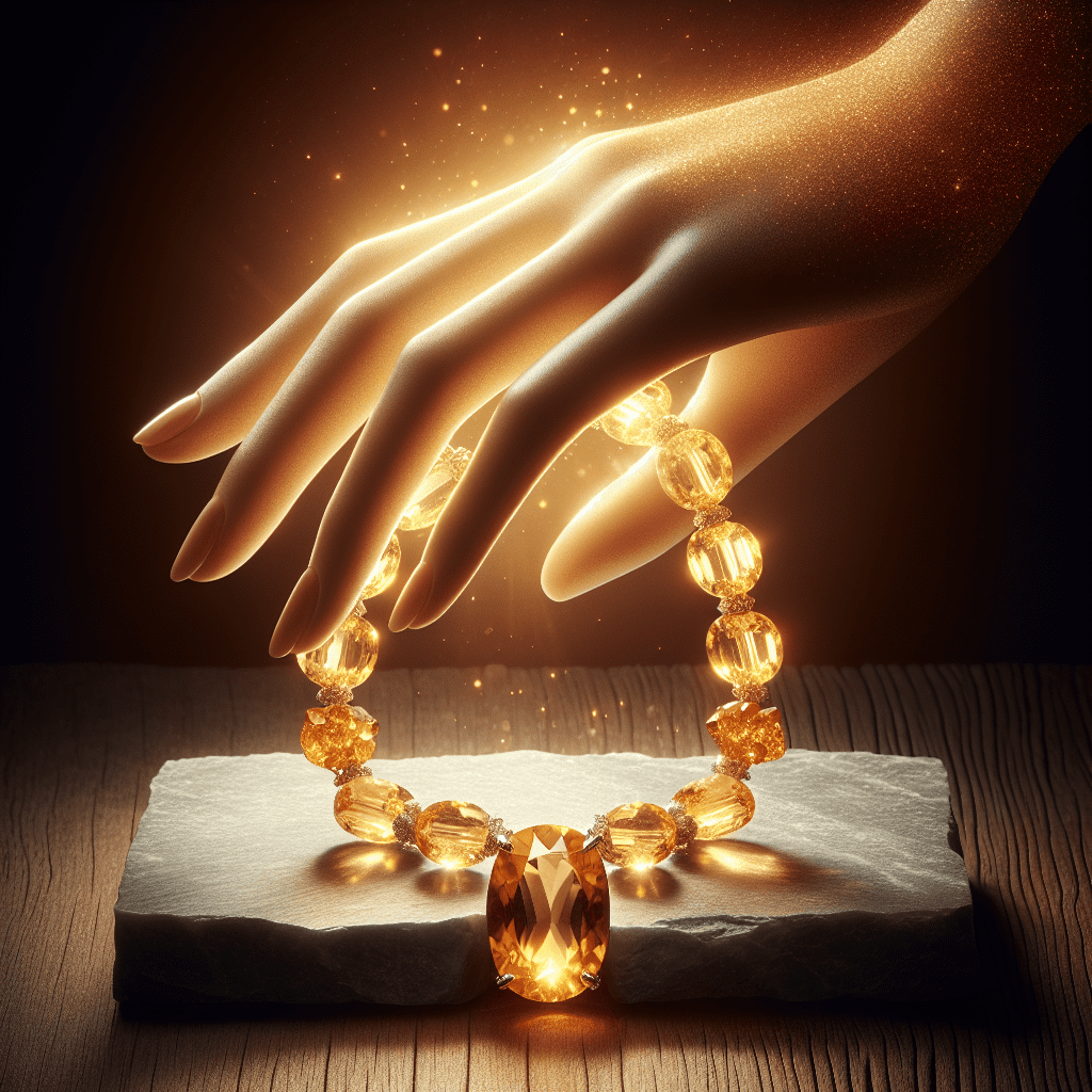 Edelsteen Armband Verhitte Citrien