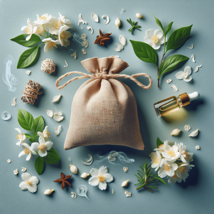 Aroma Tasje met Jasmijngeur voor Ophanging