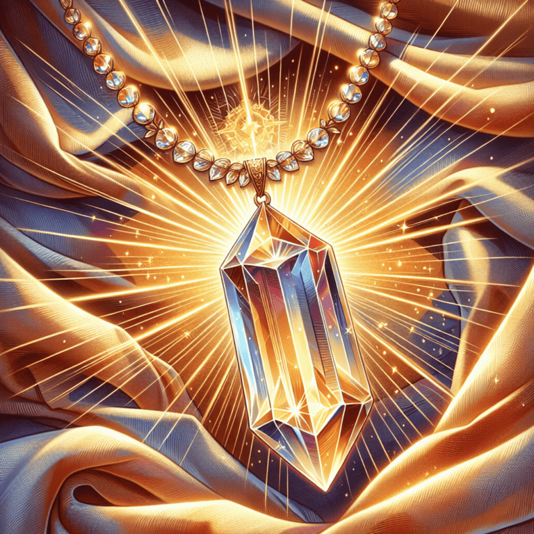 Bergkristal zon ketting